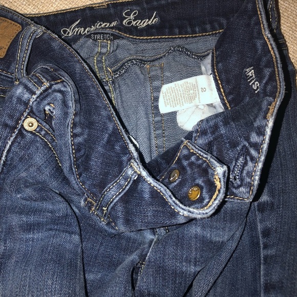 American Eagle Artist 2 flare blue jeans - Picture 2 of 3